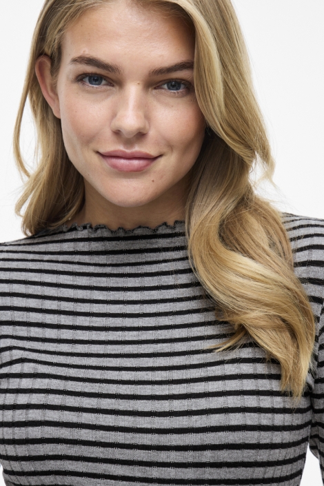 Vila virika l/s funnel neck top - noos